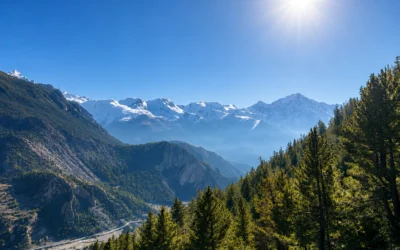 Which Route Offers the Best Mountain Views on the Annapurna Circuit?
